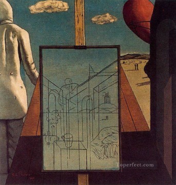 ジョルジョ・デ・キリコ Painting - 1915年春の二重の夢 ジョルジョ・デ・キリコ 形而上学的シュルレアリスム